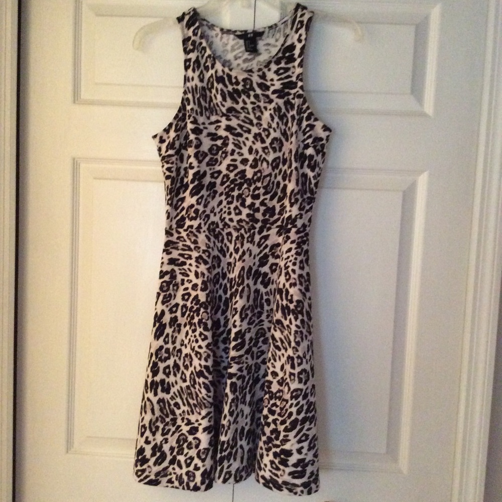 H&M leopard print dress
